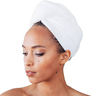 SaintlyStrands™ Quick-Drying, Damage-Free, Microfibre Hair Wrap