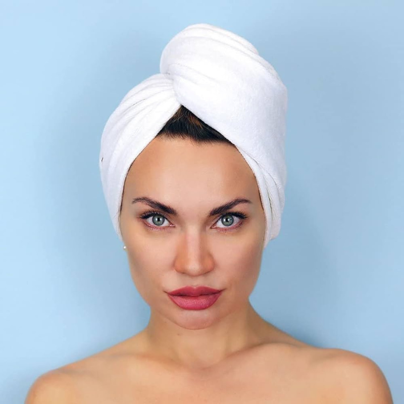 SaintlyStrands™ Quick-Drying, Damage-Free, Microfibre Hair Wrap